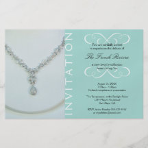 Elegante aquamarine Einladung des anwesenden neuen Vollfarbige Flyer