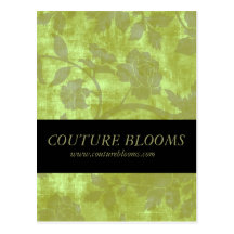 Elegante Couture-Geschäfts-Öffnungs-Mitteilungs-Ka Postkarten