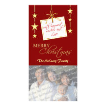Elegante Feiertags-Familien-Foto-Karten Personalisierte Photo Karte