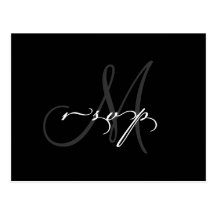 Elegante Hochzeit UAWG Postkarte