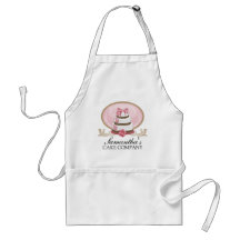 Elegante Kuchen-Bäckerei-personalisierte Schürze