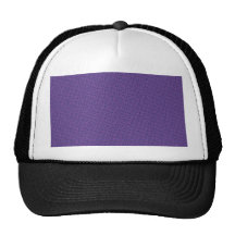 elegante lila Damastkreise auf blauem Hintergrund Baseball Cap