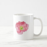 Elegante rosa Mohnblume Haferl