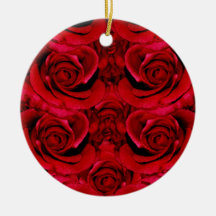 Elegante Rosen-Gastgeschenke Hochzeitsverzierungen Weihnachtsornament