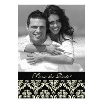 Elegante Save the Date Karten-schwarzes Veloursled einladungen