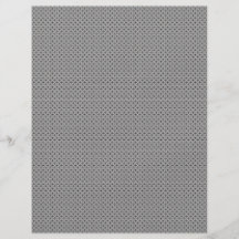 elegante weiße Damastkreise auf schwarzem Hintergr Flyer Druck