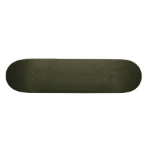 eleganter kleiner grüner Damast kreist auf braunem Personalisiertes Skatedeck