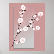 Elegantes Blumen Posterdrucke