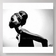 Elegantes Ebenholz Posterdrucke