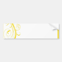 elegantes Gold Autoaufkleber