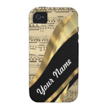 Elegantes Musikblatt iPhone 4/4S Hüllen