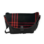 Elegantes mutiges des Tartan und stilvoll Kuriertaschen