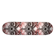 Elegantes rotes Schwarzes beunruhigtes Spitze-Dama Individuelle Decks
