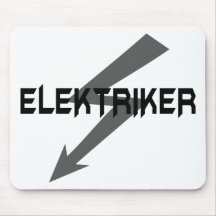 elektriker Ikone Mousepads