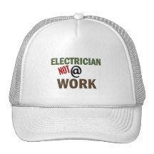 Elektriker NICHT bei der Arbeit Truckercap