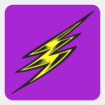 Elektrischer gelber Blitz-Bolzen Sticker