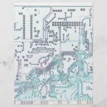 elektronische Schaltung Flyer Druck