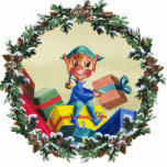ELF, GESCHENKE u. KRANZ durch SHARON SHARPE Ausschnitt