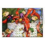 Elf-Werkstatt - Weihnachtskarte