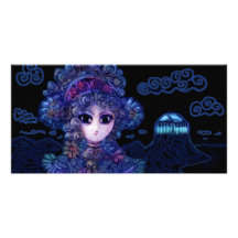 Elfenbein-Prinzessin Fantasy Photo Grußkarte