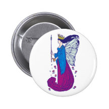 Elfenkönigin Titania elf queen Buttons