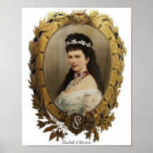 Elisabeth des Bayern-Druckes Plakatdruck