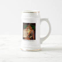 Elizabeth I, die Poodor Königin Stein Tasse