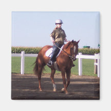EMILY WÄHREND DES DRESSAGE MAGNETE