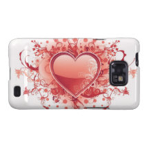 Emo Herz-Entwurfs-Samsung-Galaxie-Kasten Samsung Galaxy SII Hüllen