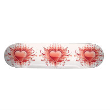 Emo Herz-Entwurfs-Skateboard Personalisierte Decks