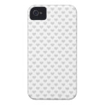 emo Herzen des 80erflanells graues girly Grungemus Case-Mate iPhone 4 Hüllen