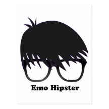 Emo Hipster Postkarten