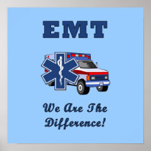 EMT sind wir der Unterschied Plakate