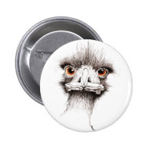 Emu durch Inkspot Anstecknadel
