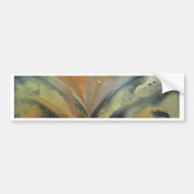Encaustic black gold ray autoaufkleber