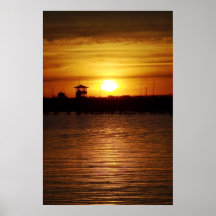 Ende eines Tages Posterdrucke