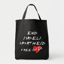 Enden-israelische Apartheidstasche