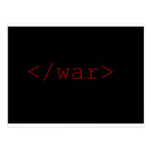 Enden-Krieg (in HTML) Postkarten