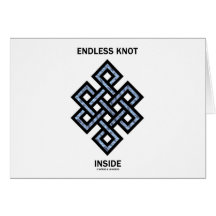 Endloses Knoten-Innere (Psyche/Psychologie) Grußkarte