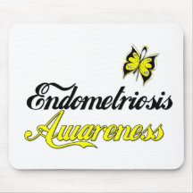 Endometriosis-Bewusstseins-Schmetterling Mauspad