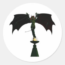 enflame runder sticker
