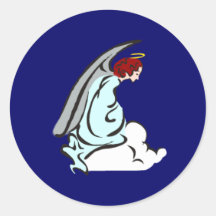 Engel angel aufkleber