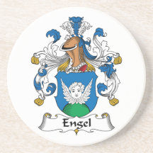 Engel Family Crest Coaster