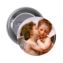Engel küssen zuerst, Bouguereau Button