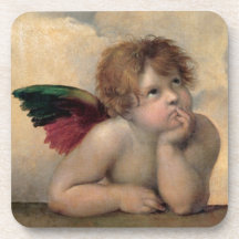 Engel von Sistine Madonna durch RAPHAEL Getränk Untersetzer