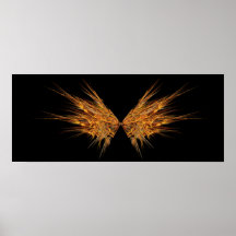 Engels-Flügel-Druck Poster