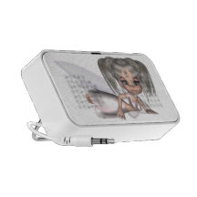 Engels-Gekritzel Mp3 Speaker