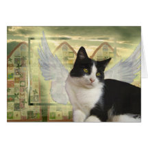 Engels-Katzen-Karte | mit tiefstem Beileid