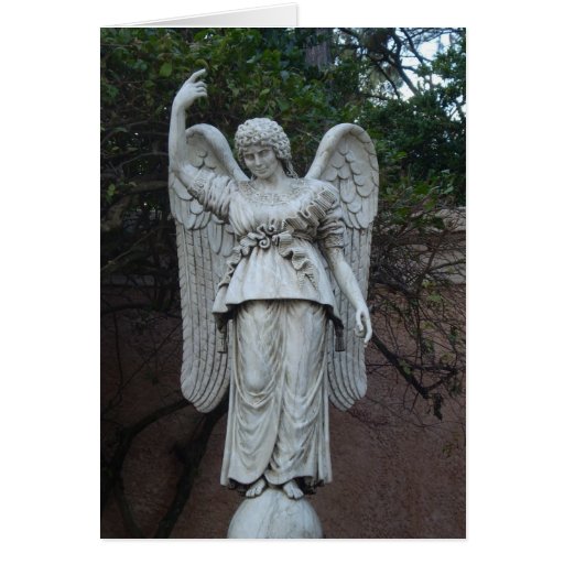 ENGELS-STATUE NOTECARD KARTE