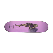 Engels-Veilchen bezaubert Skateboard Skate Board